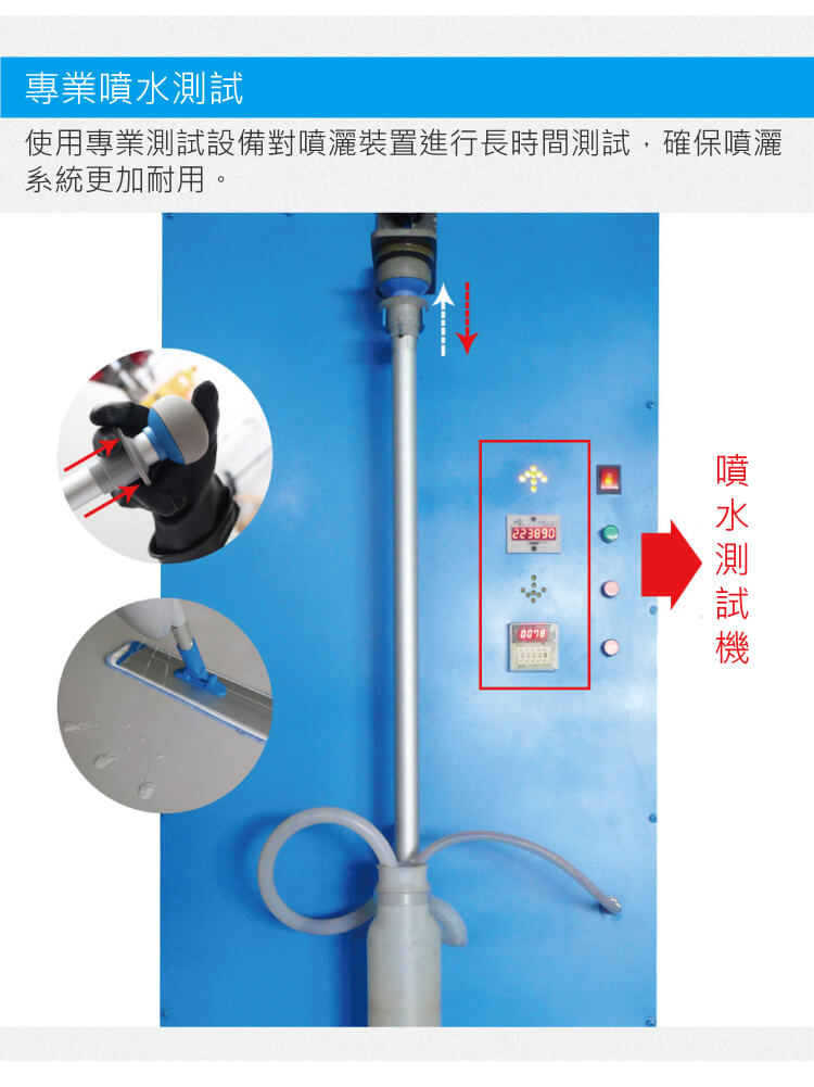 靈動型噴水平拖 配1L可拆卸水箱2條平拖布 紅黃藍綠四色可選 SME SP100PEA